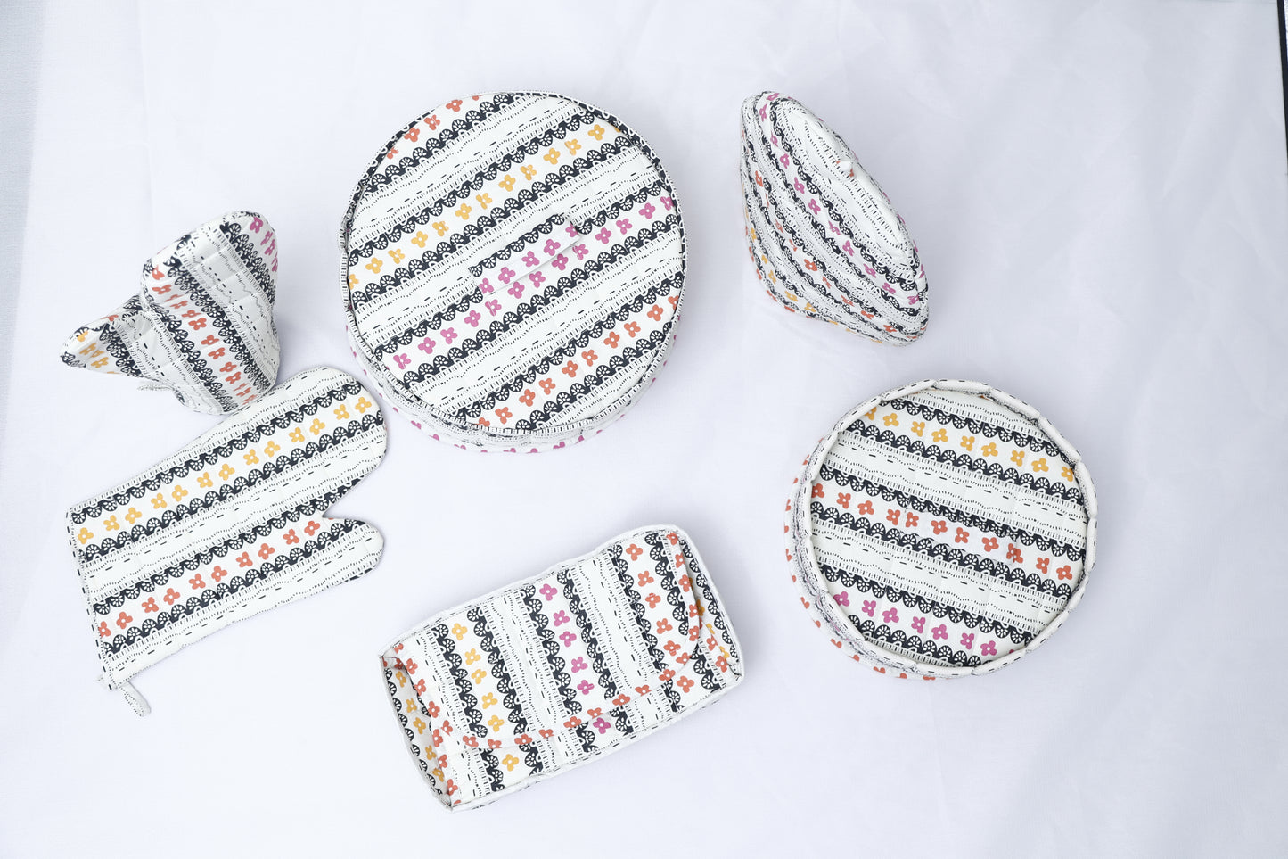 White Kitchen Set - Printed Kitchen Set - Hunarcrafting Kitchen Set