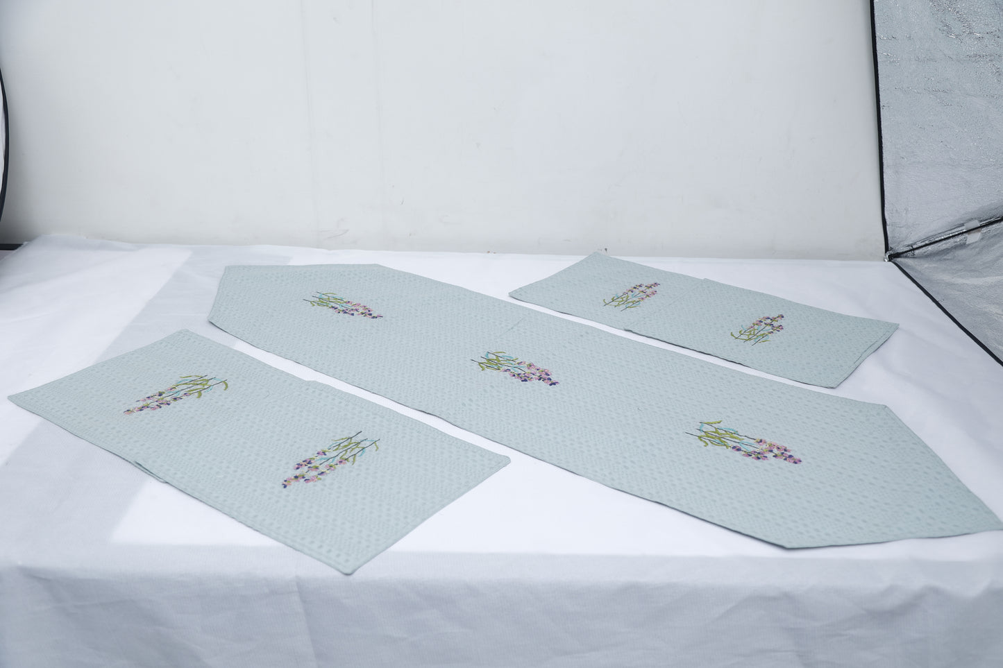 Embraided Table Runner - Block Printed Table Runner - Hunarcrafting Original Table Cover