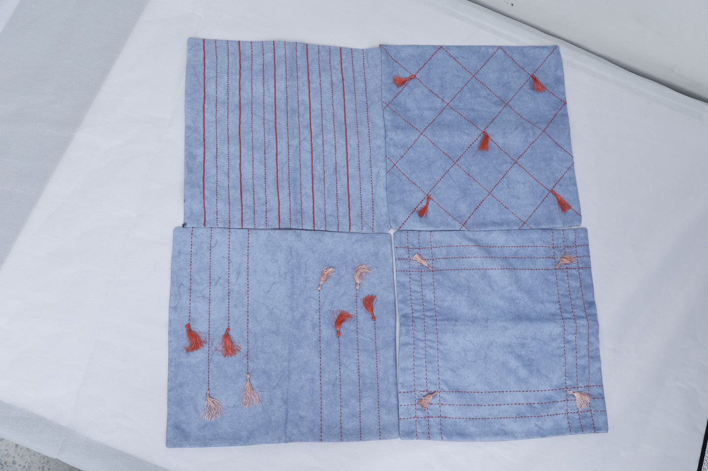 Handmade- Embraided Cushion covers - Hunarcrafting cushion