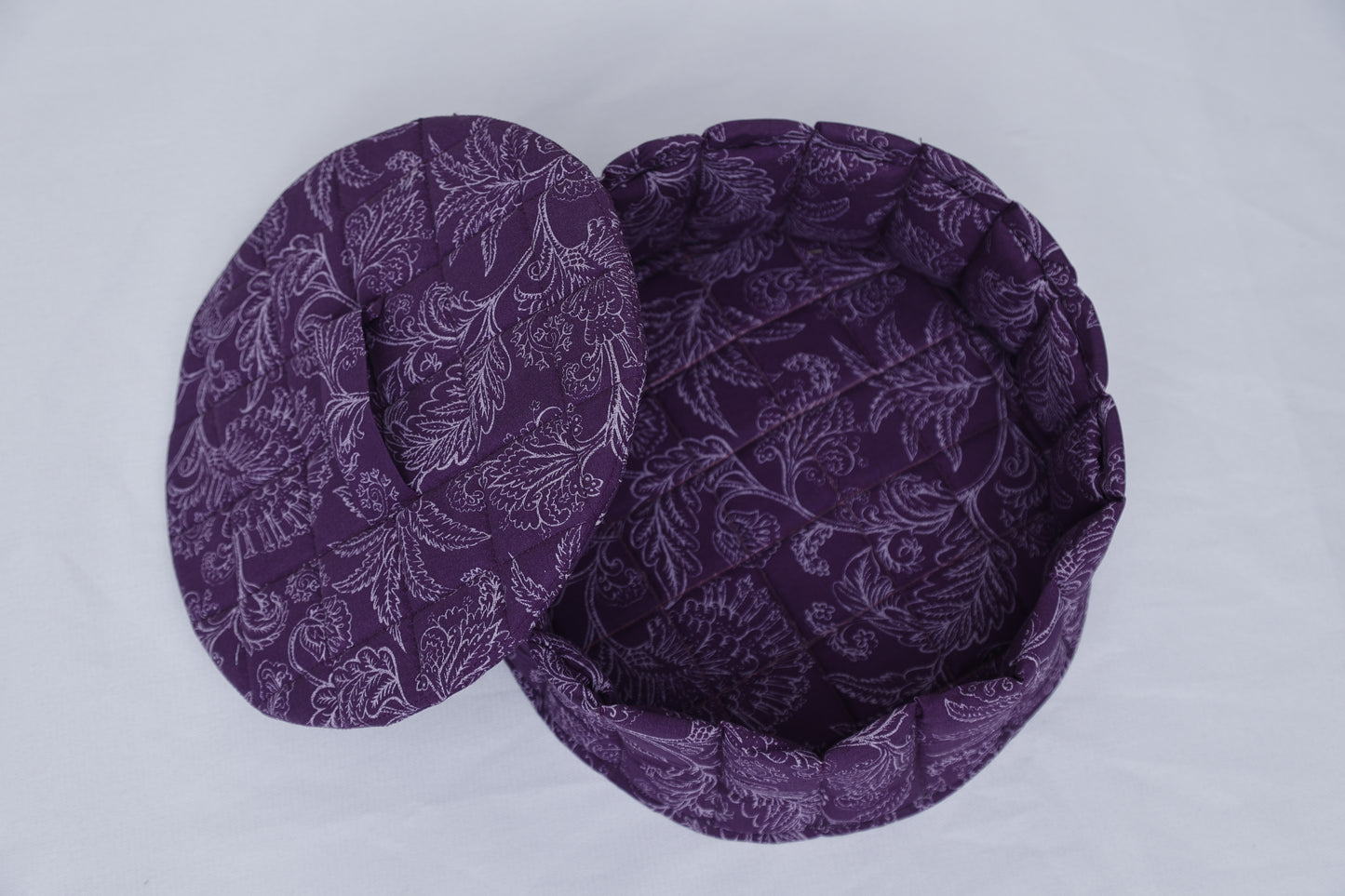 Printed Cotton Roti/Chapati Quilted Bag Traditional Hotpot Bread Container – Bread Box – Roti Box – Roti Container