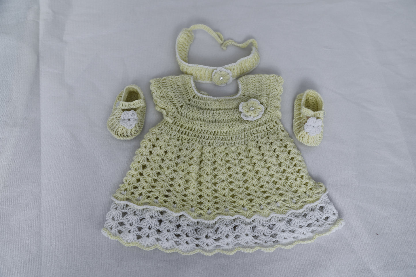 Handmade New Born Baby Woolen Farrok - HunarCrafting Woolen New Born Baby Clothes