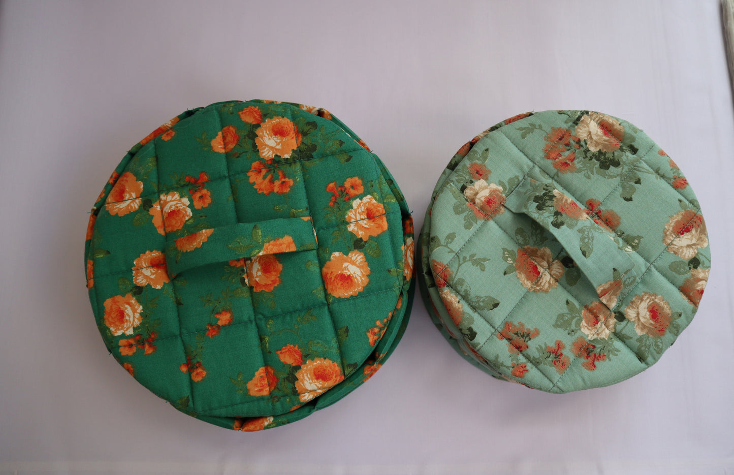 Handmade Cotton Roti/Chapati Quilted Bag Traditional Hotpot Bread Container – Bread Box – Roti Box – Roti Container