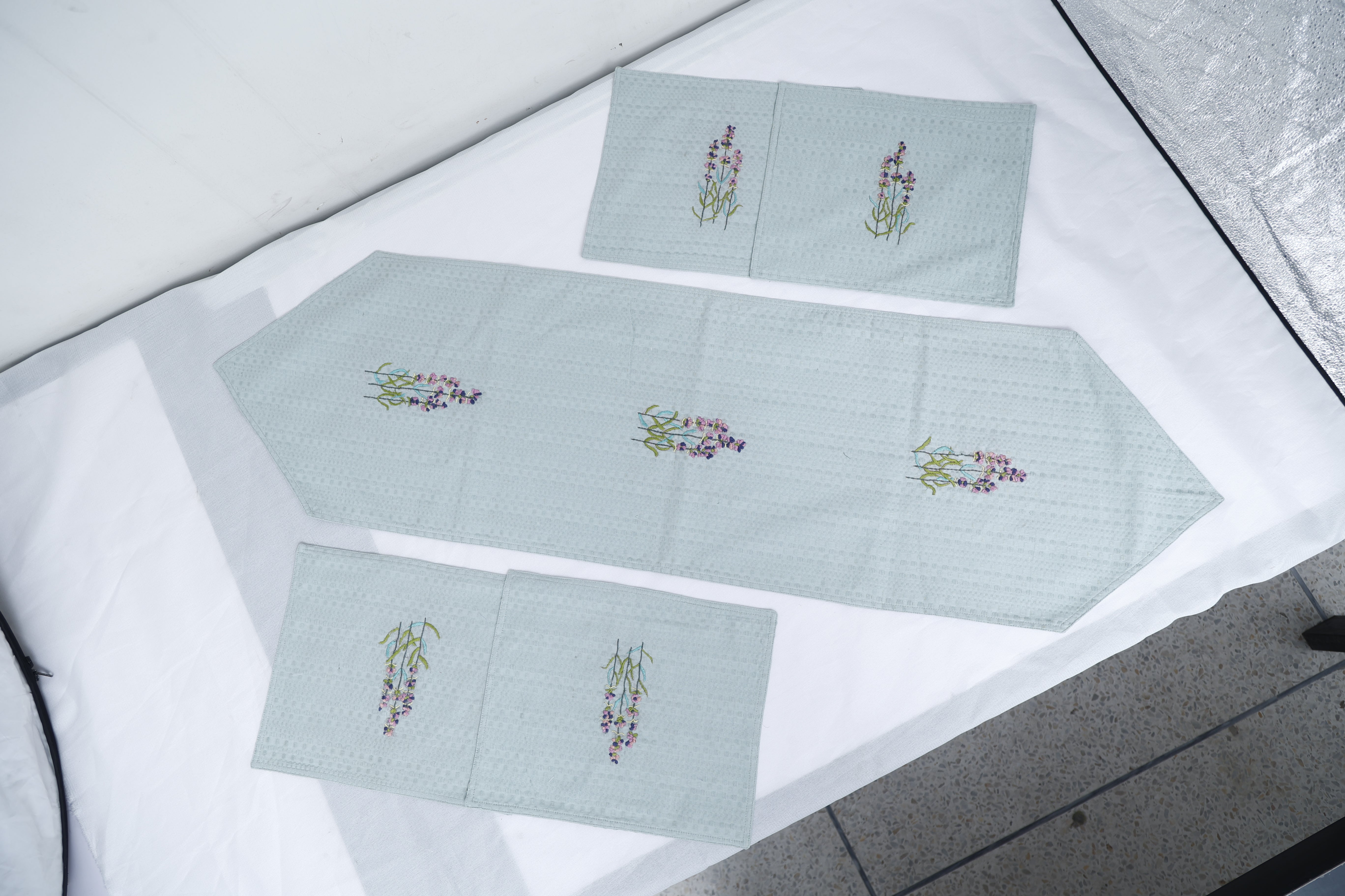 Embraided Table Runner - Block Printed Table Runner - Hunarcrafting Original Table Cover