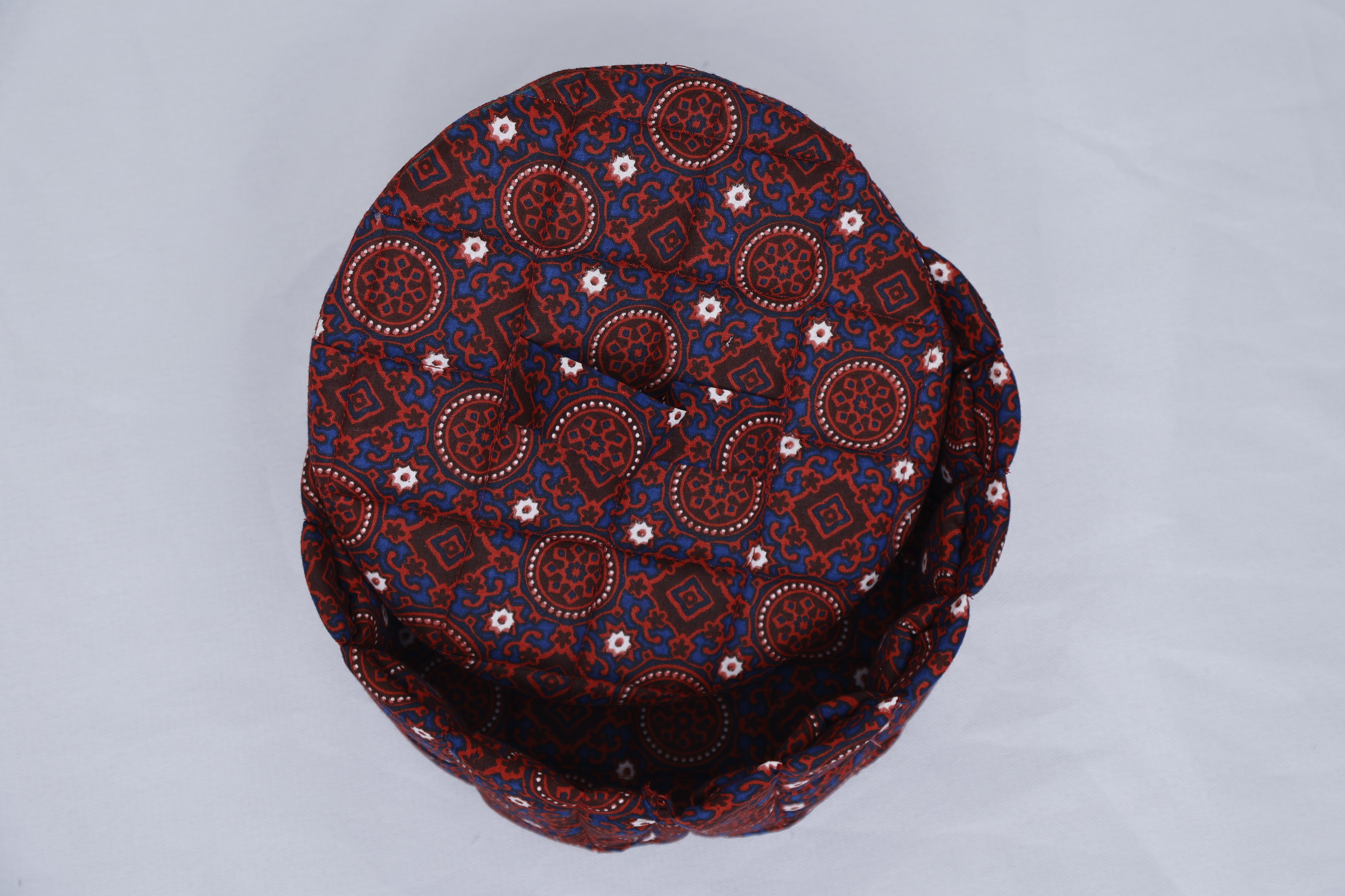 Bolsa Acolchada de Algodón Estampado para Roti/Chapati Recipiente Tradicional para Pan Caliente – Panera – Caja de Roti – Contenedor de Roti