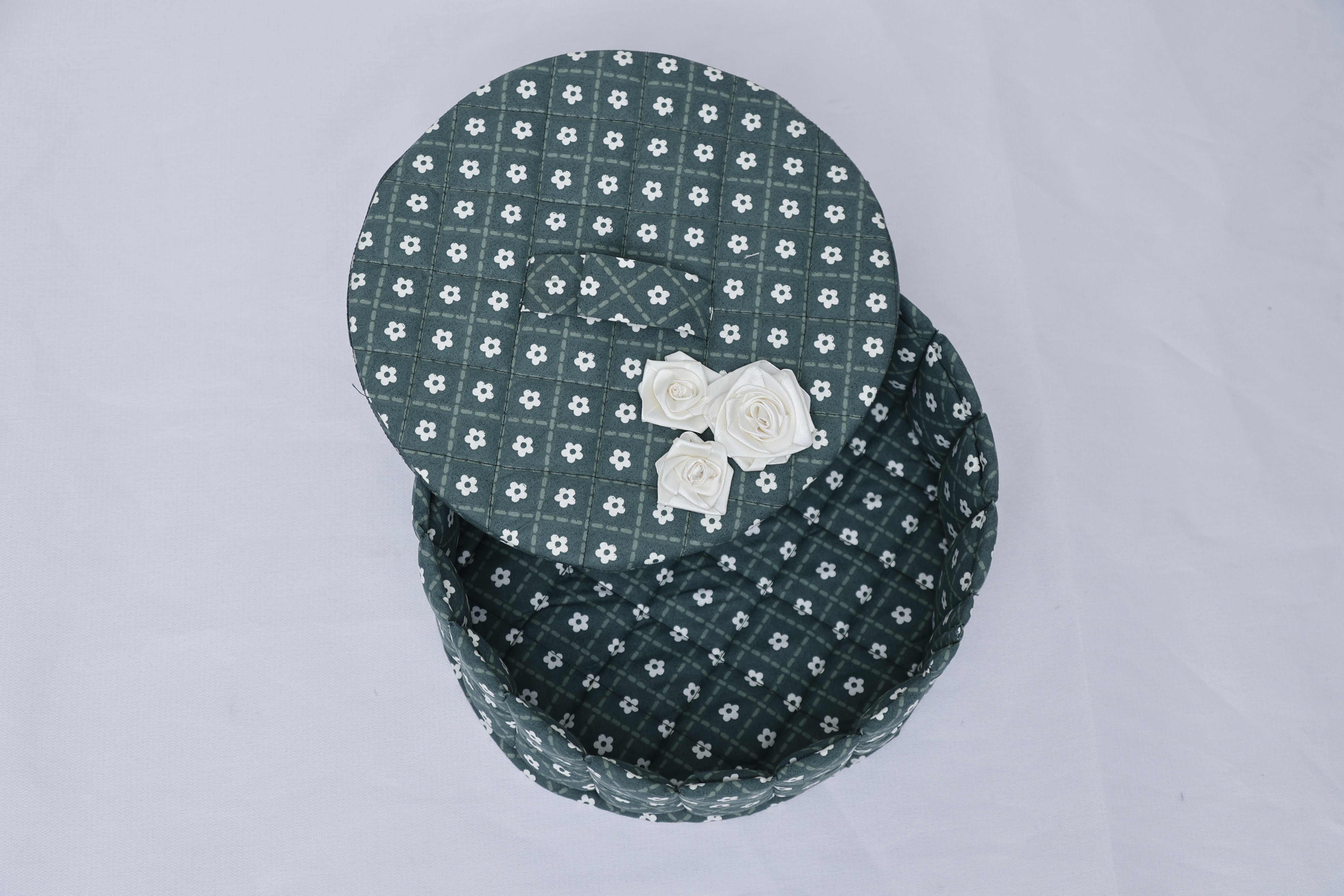 Bolsa Acolchada de Algodón Estampado para Roti/Chapati Recipiente Tradicional para Pan Caliente – Panera – Caja de Roti – Contenedor de Roti