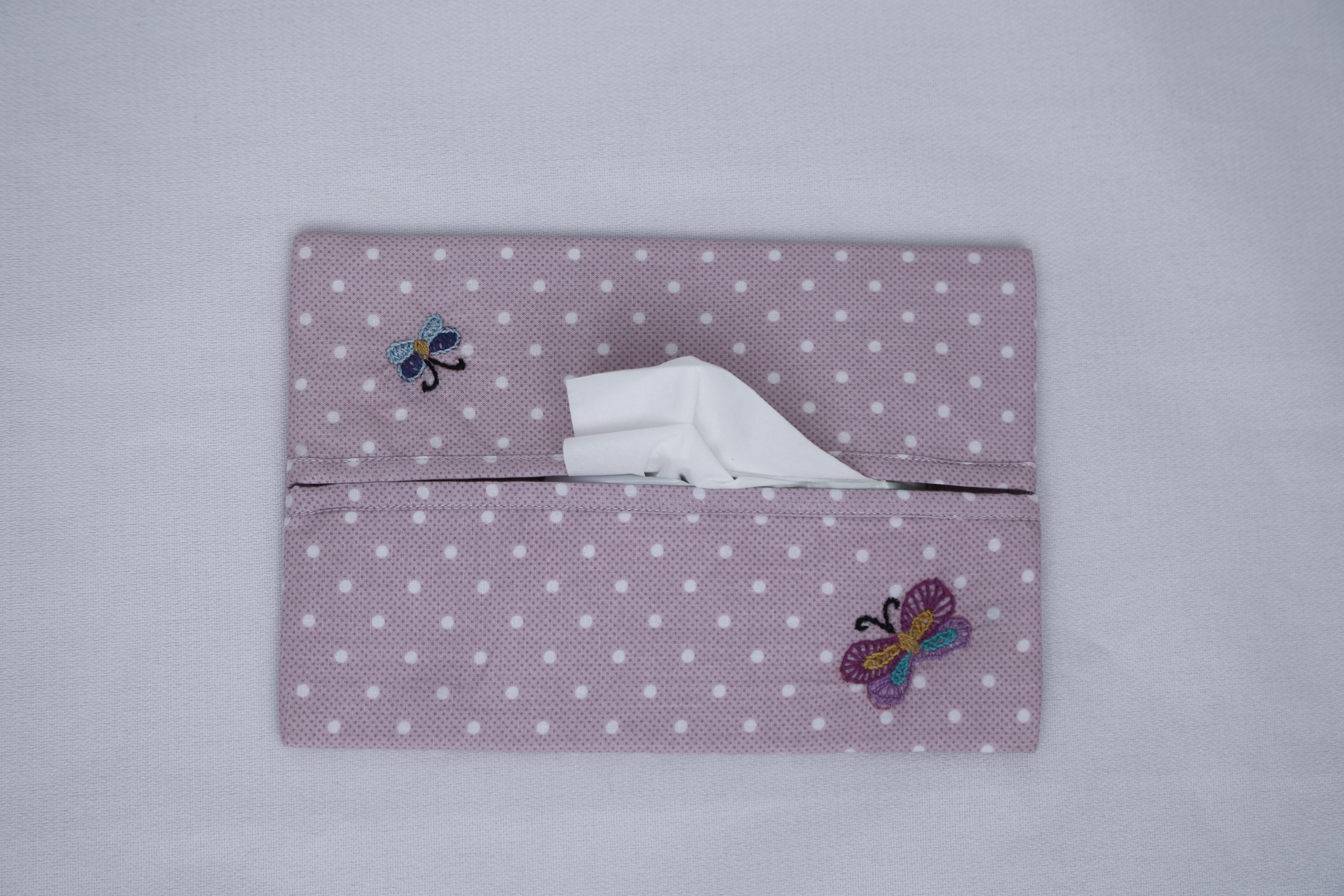 Caja de pañuelos de algodón cosida a mano - original de Hunarcrafting