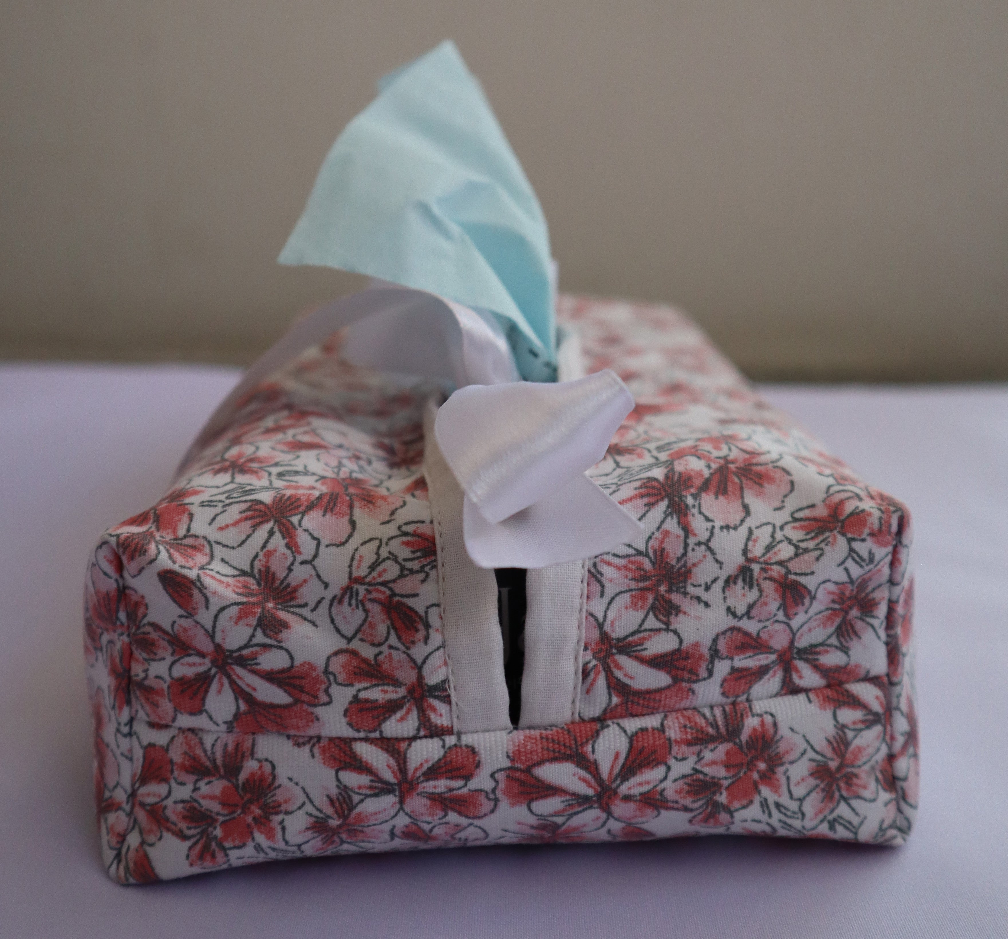 Caja de pañuelos de algodón cosida a mano - original de Hunarcrafting