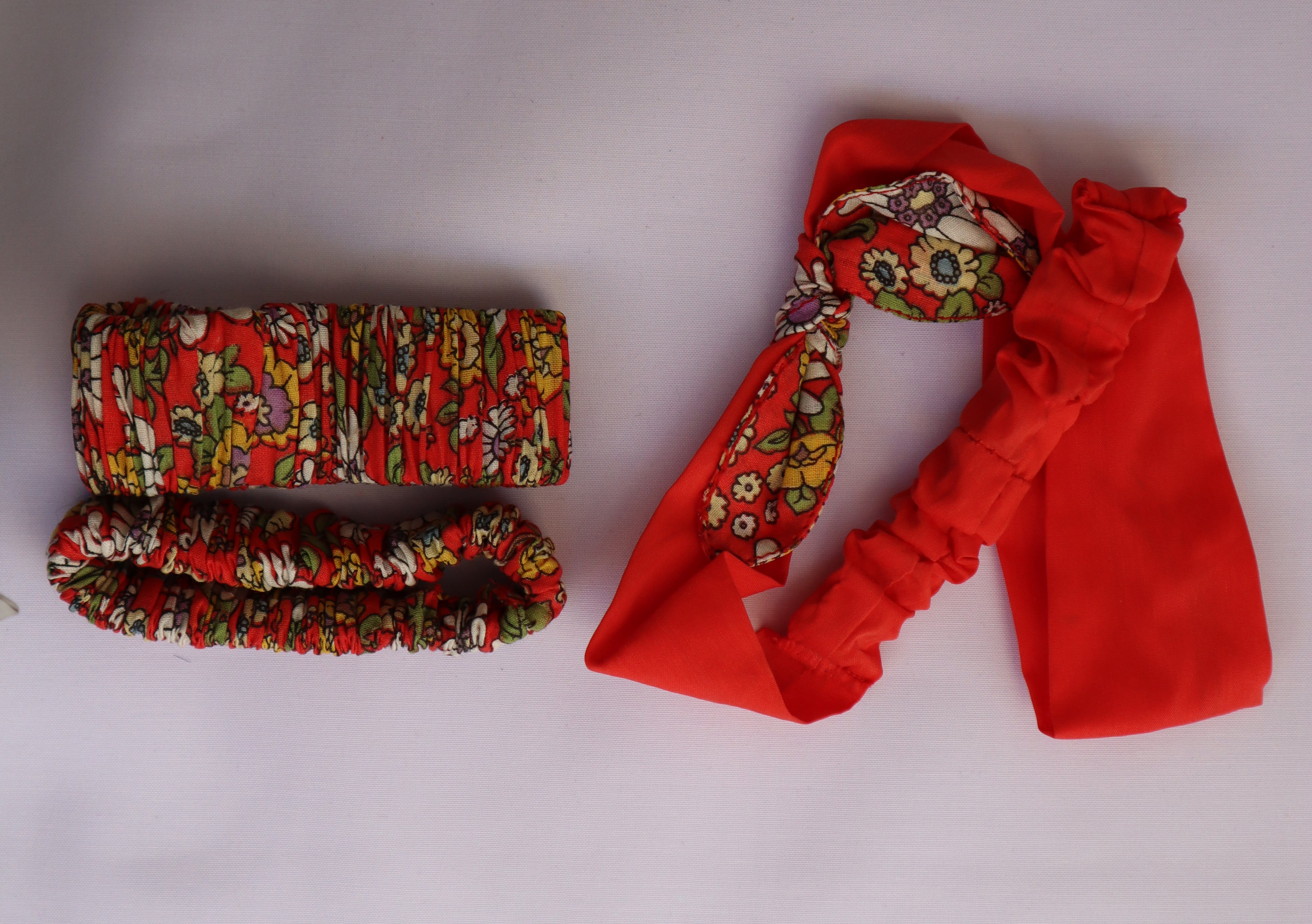 Hand stitched- Embraided Hair Ties- Kid's & Girls Multi Color Ponytail - Hunarcrafting Original