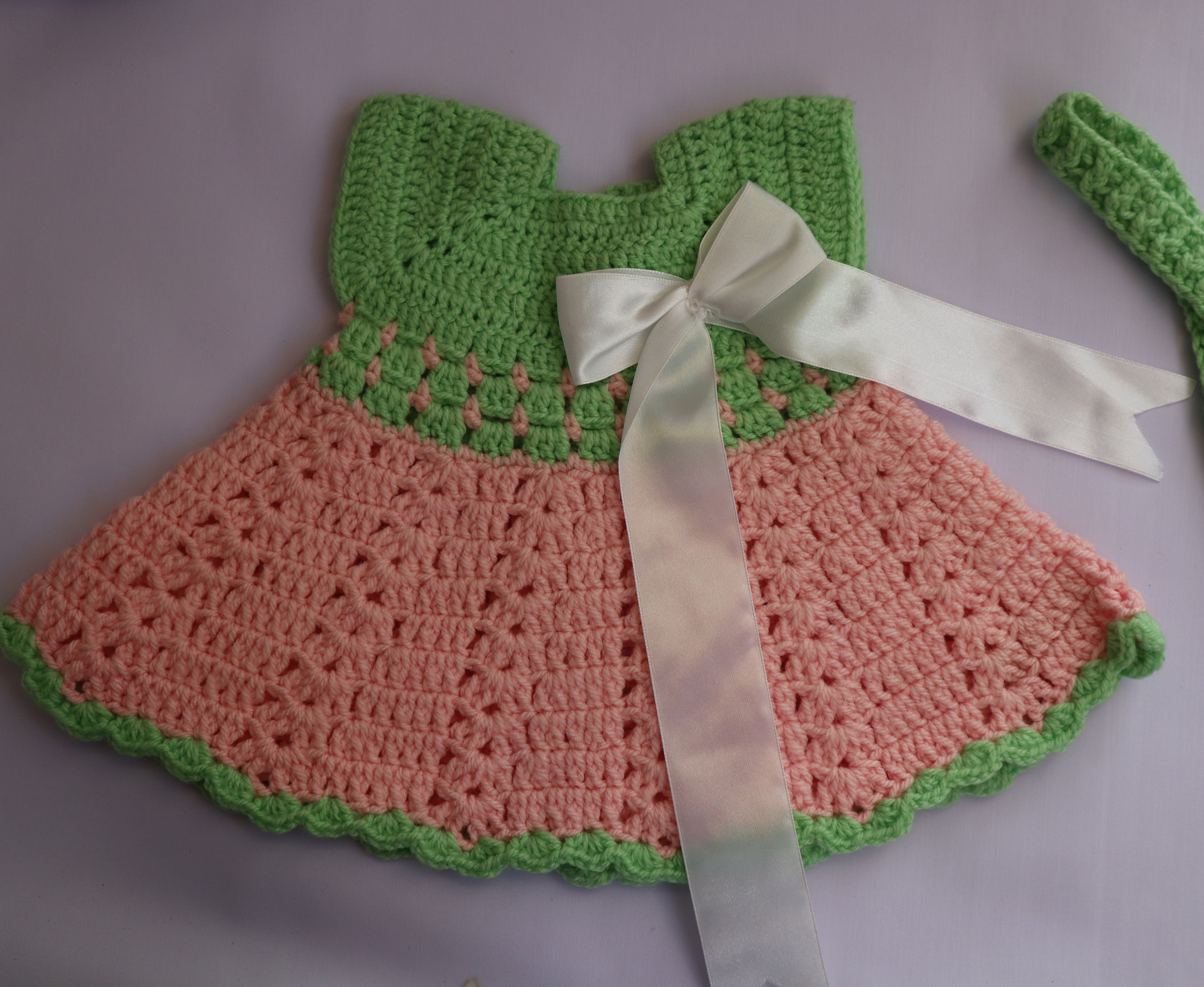 Patrón de ganchillo: Vestido de lana con gorro para bebé recién nacido - Ropa de lana para bebé recién nacido de HunarCrafting